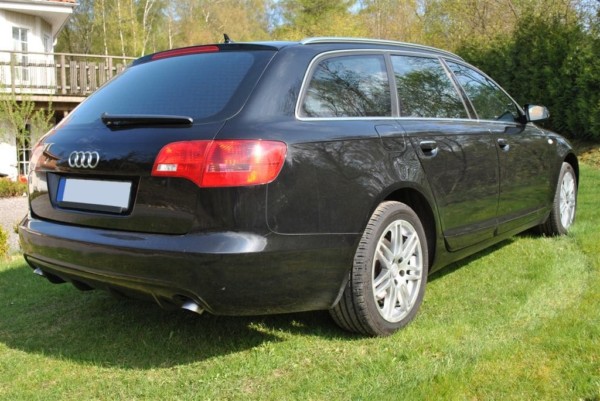 AUDI A6 C6 Avant (04-08)  Difúzor zadného nárazníka RS lookTFB – Obrázok 2