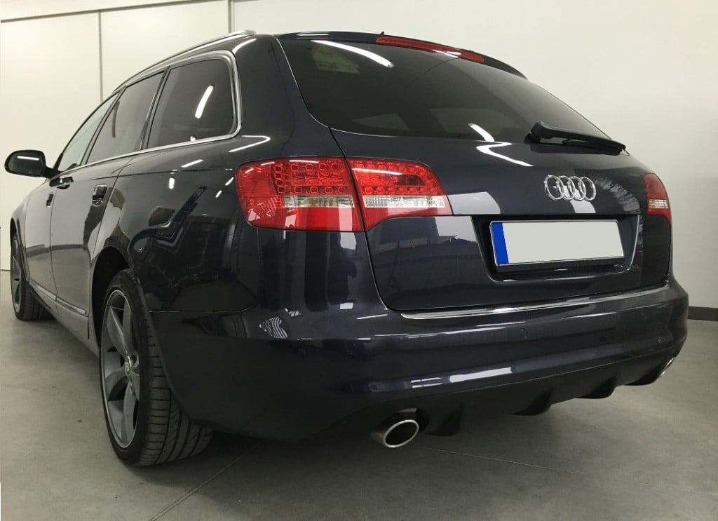 AUDI A6 C6 (09-11) Sedan/Avant LIFT Difúzor zadneho naraznika RS look TFB