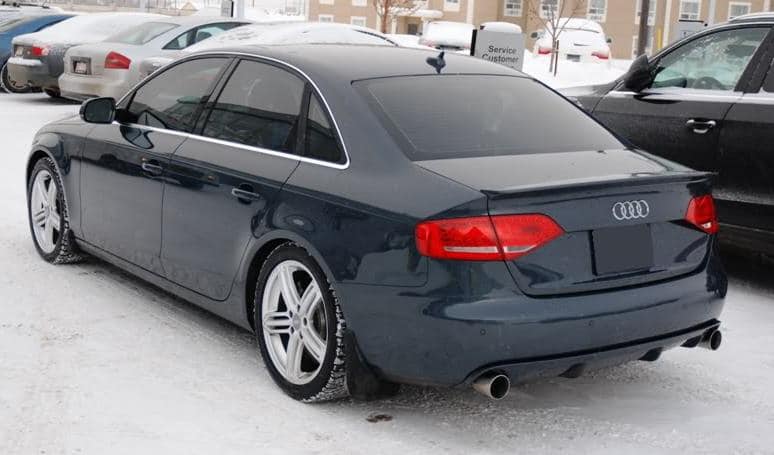 TFB Difúzor zadného nárazníka ver.2 (2vyfuky) vhodný pre AUDI A4 B8 (08-11)