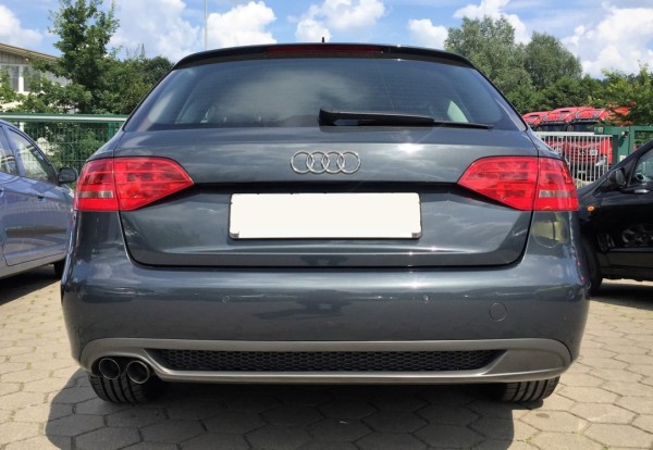 TFB Difúzor zadného nárazníka S-line look vhodný pre AUDI A4 B8 (08-11)