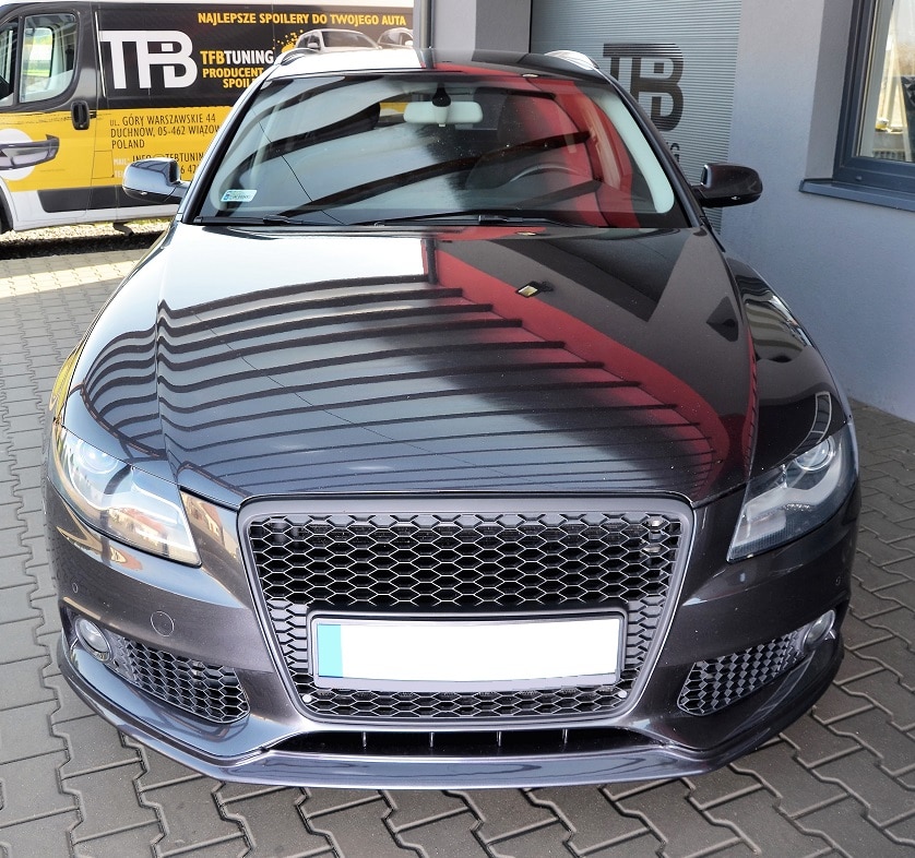 TFB Spoiler predného nárazníka vhodné pre AUDI A4 B8 (08-11) – Obrázok 5
