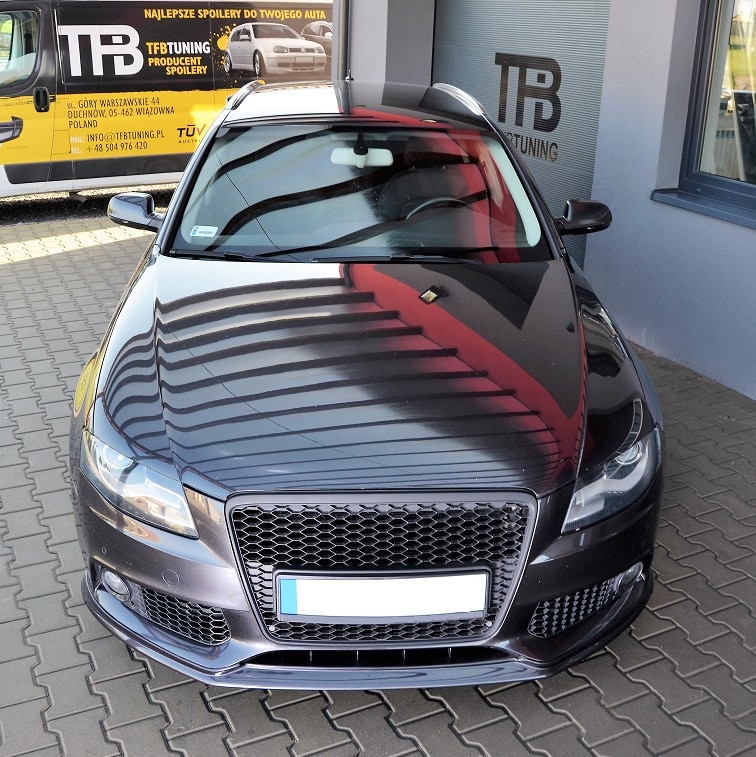 TFB Spoiler predného nárazníka vhodné pre AUDI A4 B8 (08-11) – Obrázok 7