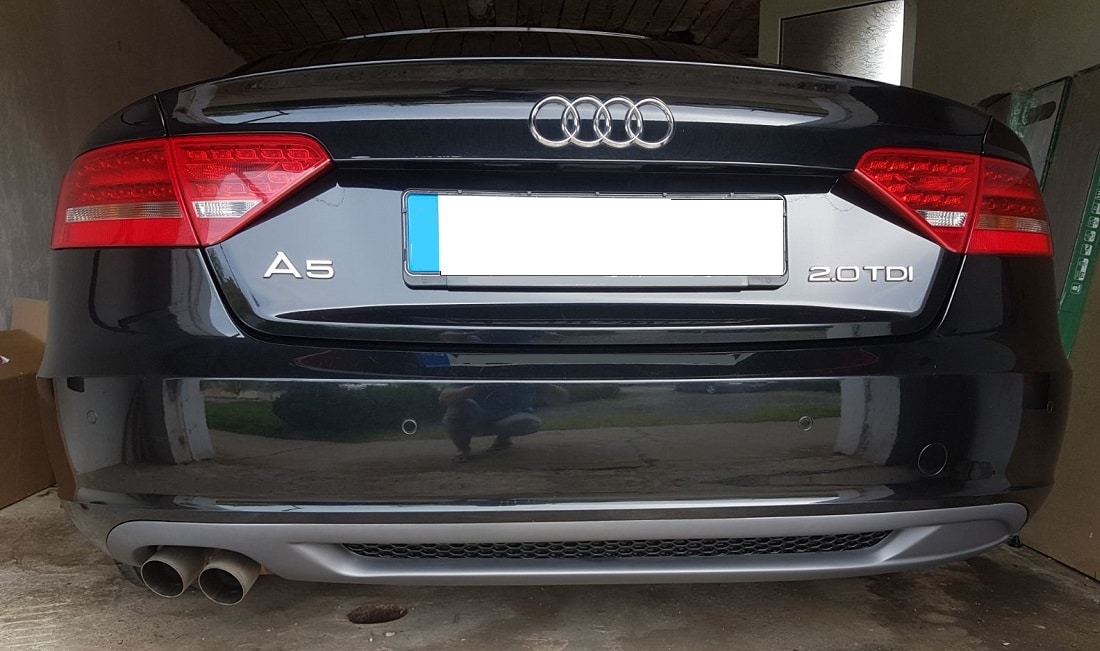 TFB Difúzor zadného nárazníka S-line look vhodné pre AUDI A5 B8 Coupe/Cabrio (07-11) – Obrázok 7