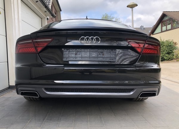 AUDI A7 C7 Lift  (14-17)  Difúzor zadného nárazníka S-line look TFB