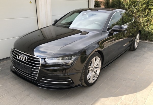 AUDI A7 C7 Lift (14-17) Spoiler predného nárazníka TFB – Obrázok 3