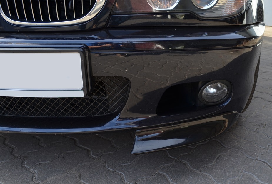 BMW 3 E46 M-paket- Splitre predného nárazníka CSL look TFB