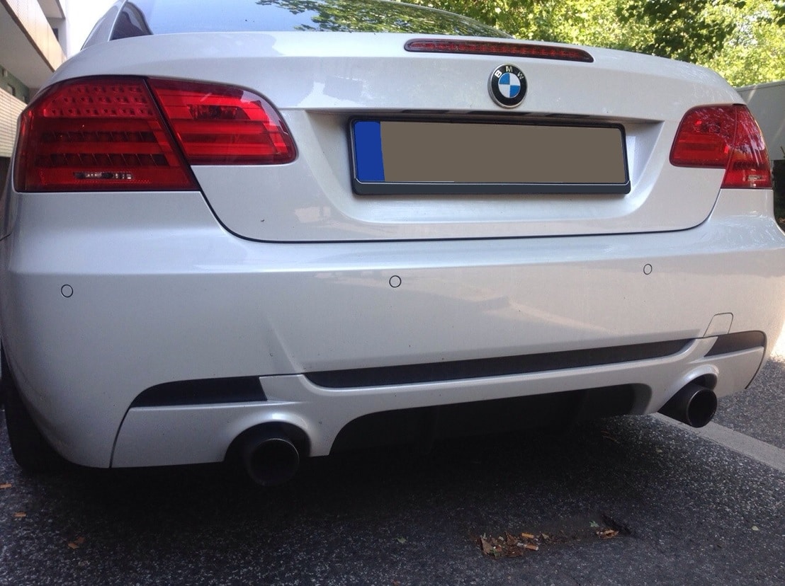 BMW 3 E92/E93 Mpaket - Difúzor zadného nárazníka (výfuk L+R)