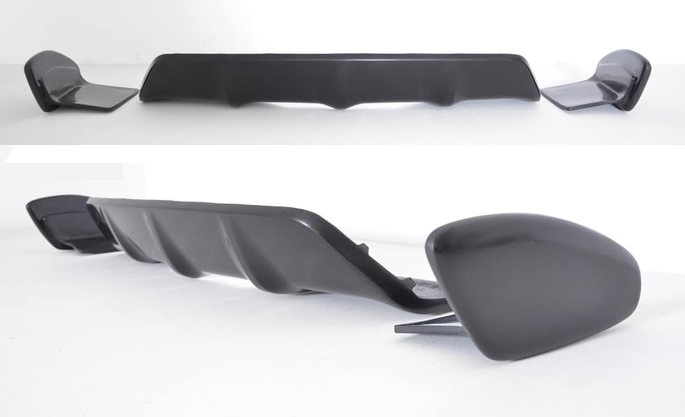 BMW X6 F16 - Spoiler zadného nárazníka MP (komplet) TFB – Obrázok 2
