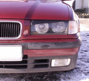 BMW 3 E36- Mračítka na svetlá "bad look" ver. 2 TFB