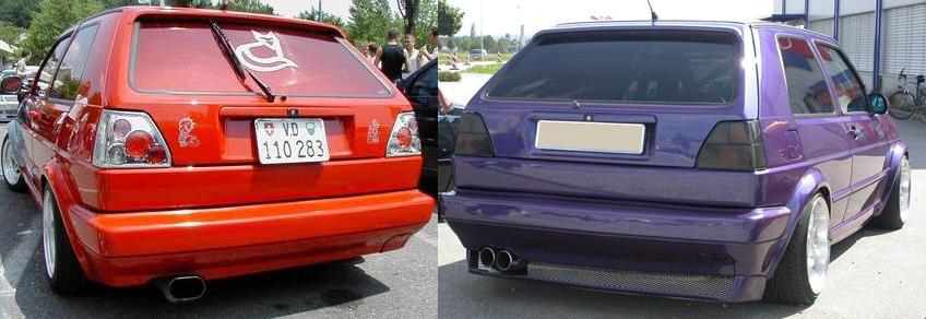 VW GOLF II - Predlženie strechy GTI look TFB