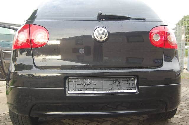 VW GOLF V HB - Spoiler zadného nárazníka (bez otvoru na výfuk) TFB