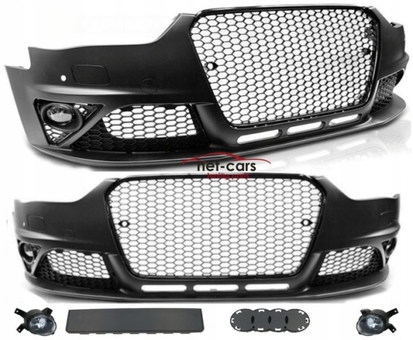 AUDI A4 B8 (11-15) -Predný nárazník RS style s PDC