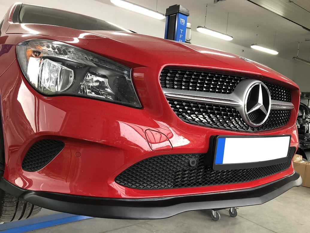 Mercedes Benz CLA (W117)-Spoiler predného nárazníka AMG TFB – Obrázok 3
