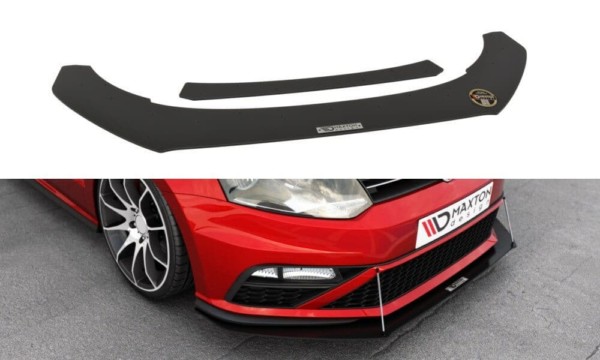 Volkswagen Polo Mk5 GTI FACELIFT (2015-) - Maxton Design RACING Spoiler pod predný nárazník V.2