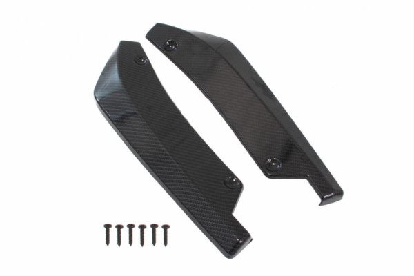 Univerzálne Bočne difúzory zadného nárazníka - 38,5 cm (CARBON)