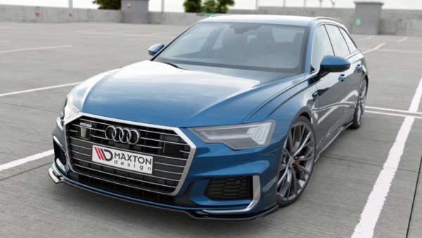 MAXTON DESIGN - Spoiler pod Predný náraznik V.1 Audi A6 S-Line / S6 C8 ,
Čierny lesk – Obrázok 2