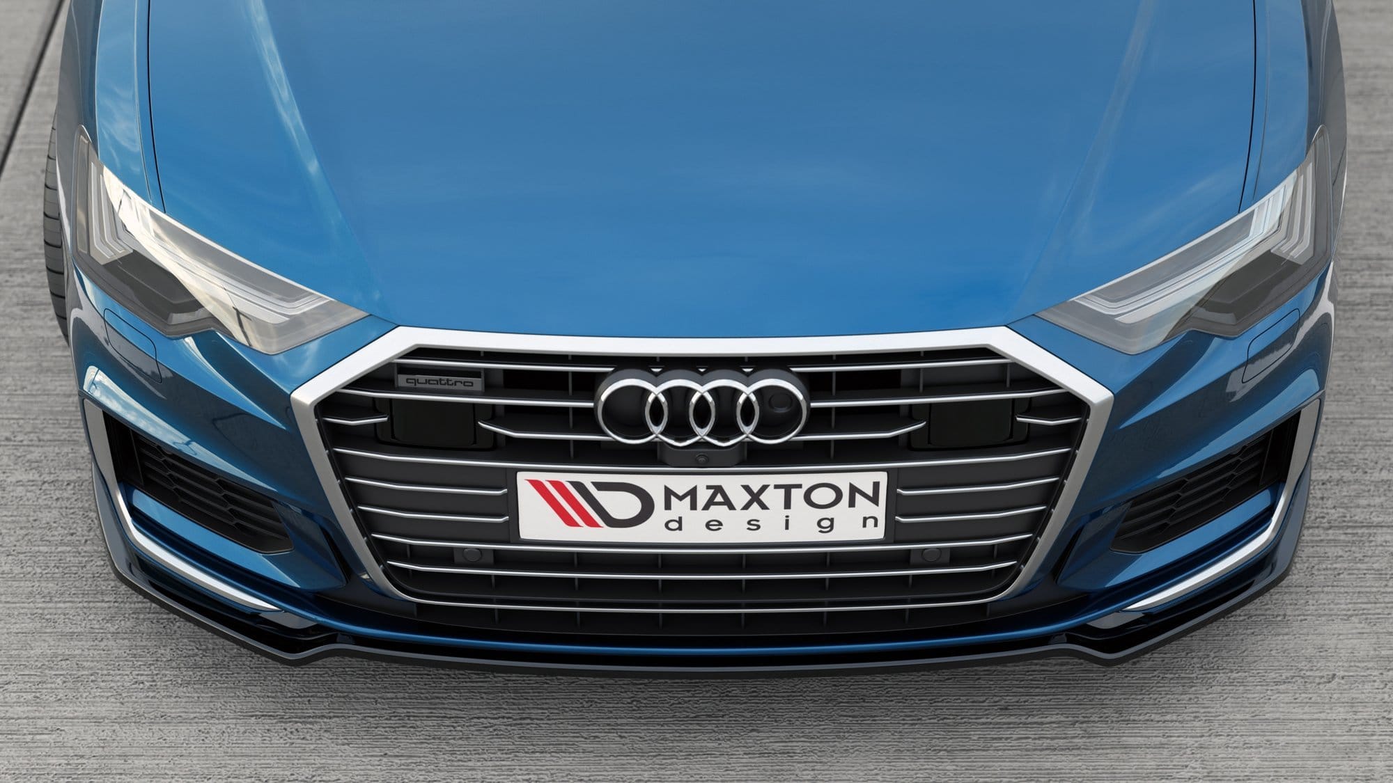 MAXTON DESIGN - Spoiler pod Predný náraznik V.1 Audi A6 S-Line / S6 C8 ,
Čierny lesk – Obrázok 6
