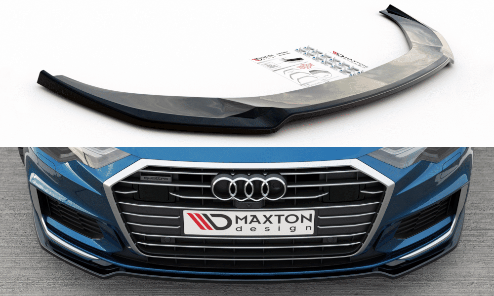 MAXTON DESIGN - Spoiler pod Predný náraznik V.1 Audi A6 S-Line / S6 C8 ,
Čierny lesk