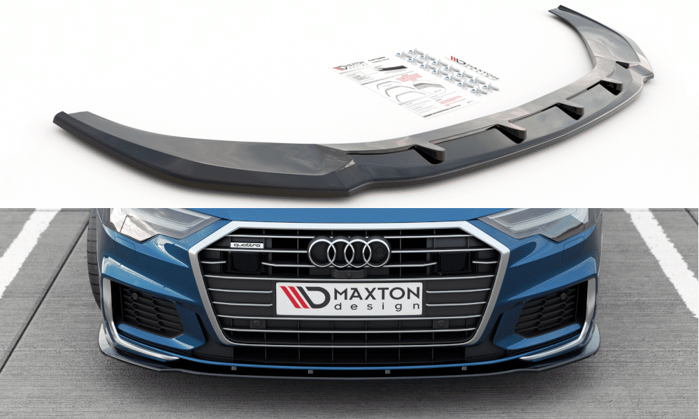 MAXTON DESIGN - Spoiler pod Predný náraznik V.2 Audi A6 S-Line / S6 C8 ,
Čierny lesk