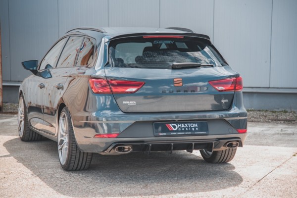 MAXTON DESIGN - Difúzor zadného náraznika  V.2 Seat Leon Cupra ST Mk3 FL , 
Čierny lesk – Obrázok 7