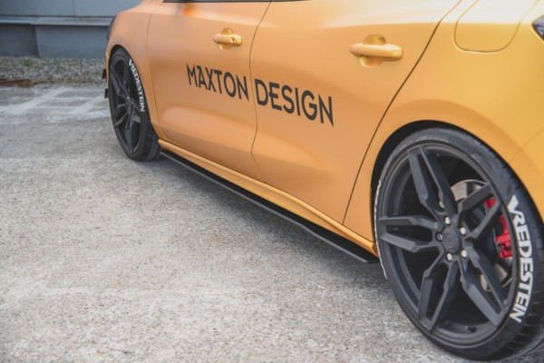MAXTON DESIGN - Racing Durability Lišty pod prahy Ford Focus ST / ST-Line Mk4 , Black – Obrázok 3