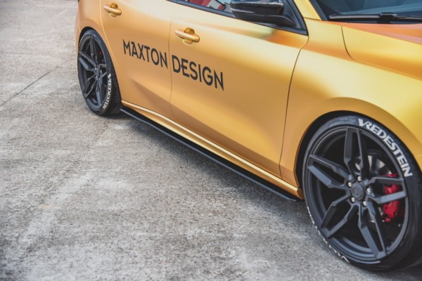 MAXTON DESIGN - Racing Durability Lišty pod prahy Ford Focus ST / ST-Line Mk4 , Black – Obrázok 2