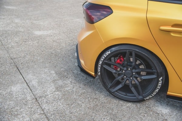 MAXTON DESIGN - Racing Durability Bočné difúzory zadného náraznika Ford Focus ST Mk4 , Black – Obrázok 5