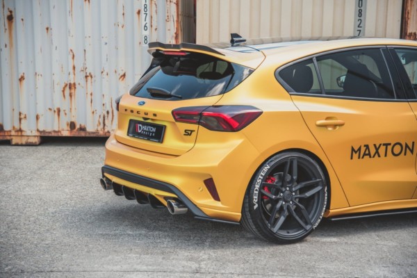 MAXTON DESIGN - Racing Durability Bočné difúzory zadného náraznika Ford Focus ST Mk4 , Black – Obrázok 3