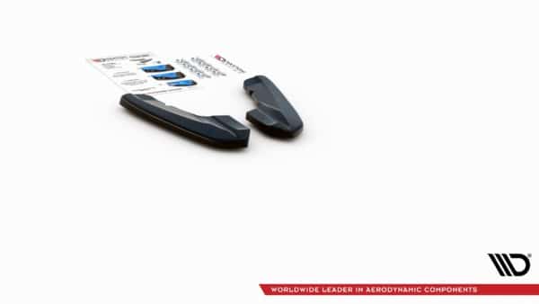 MAXTON DESIGN - Bočné difúzory zadného náraznika V.2 Audi RS3 8V Sportback , Čierny lesk – Obrázok 6