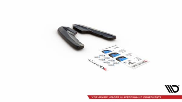 MAXTON DESIGN - Bočné difúzory zadného náraznika V.2 Audi RS3 8V Sportback , Čierny lesk – Obrázok 7