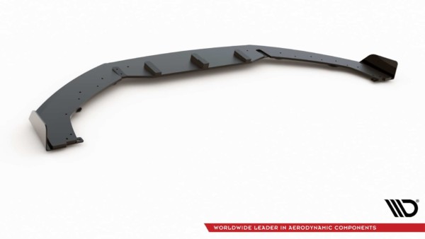 MAXTON DESIGN - Racing Durability Spoiler pod Predný náraznik   + Splitre Audi RS3 8V Sportback , Black + Gloss Flaps – Obrázok 8
