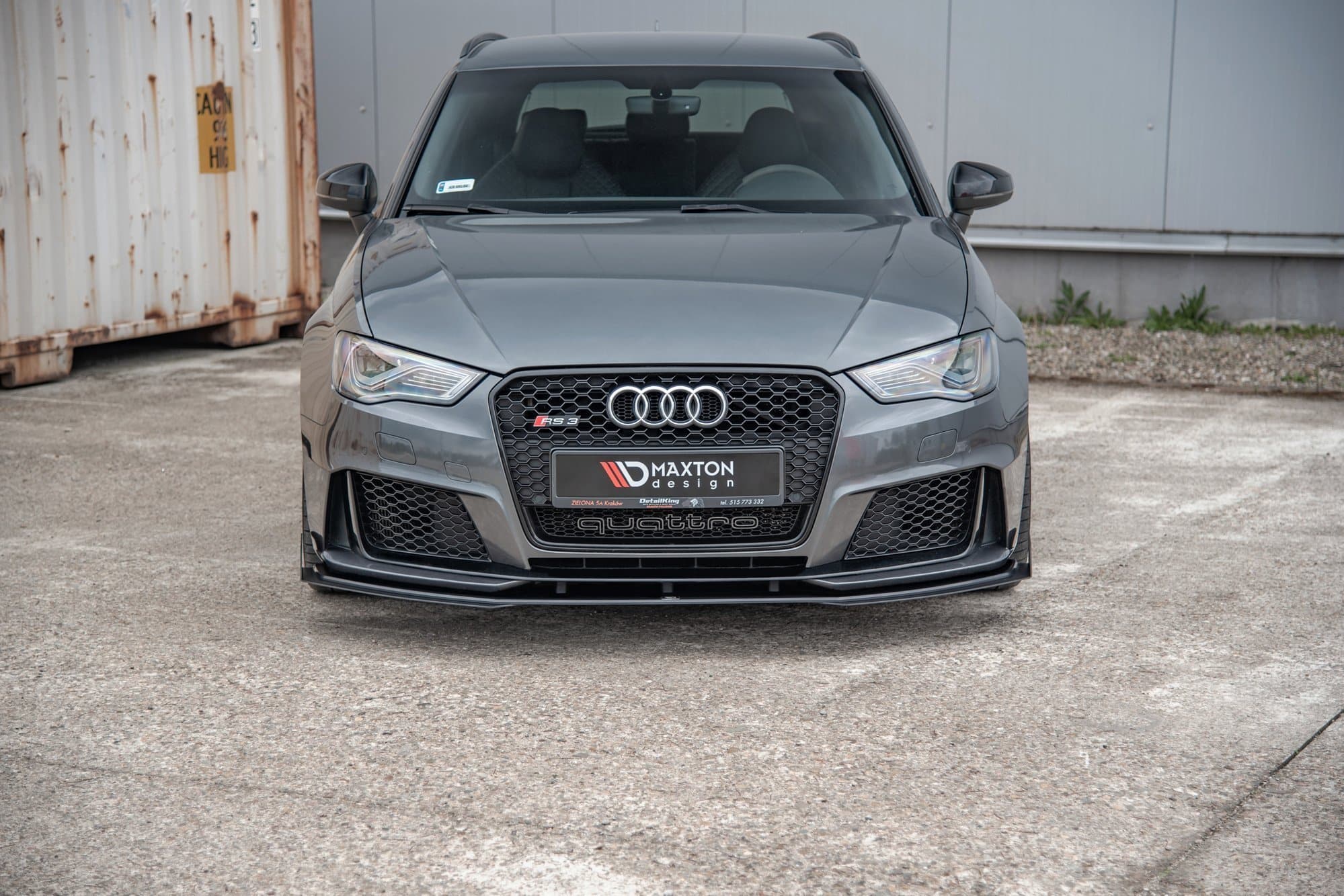 MAXTON DESIGN - Splitre Audi RS3 8V Sportback , Gloss Flaps – Obrázok 2