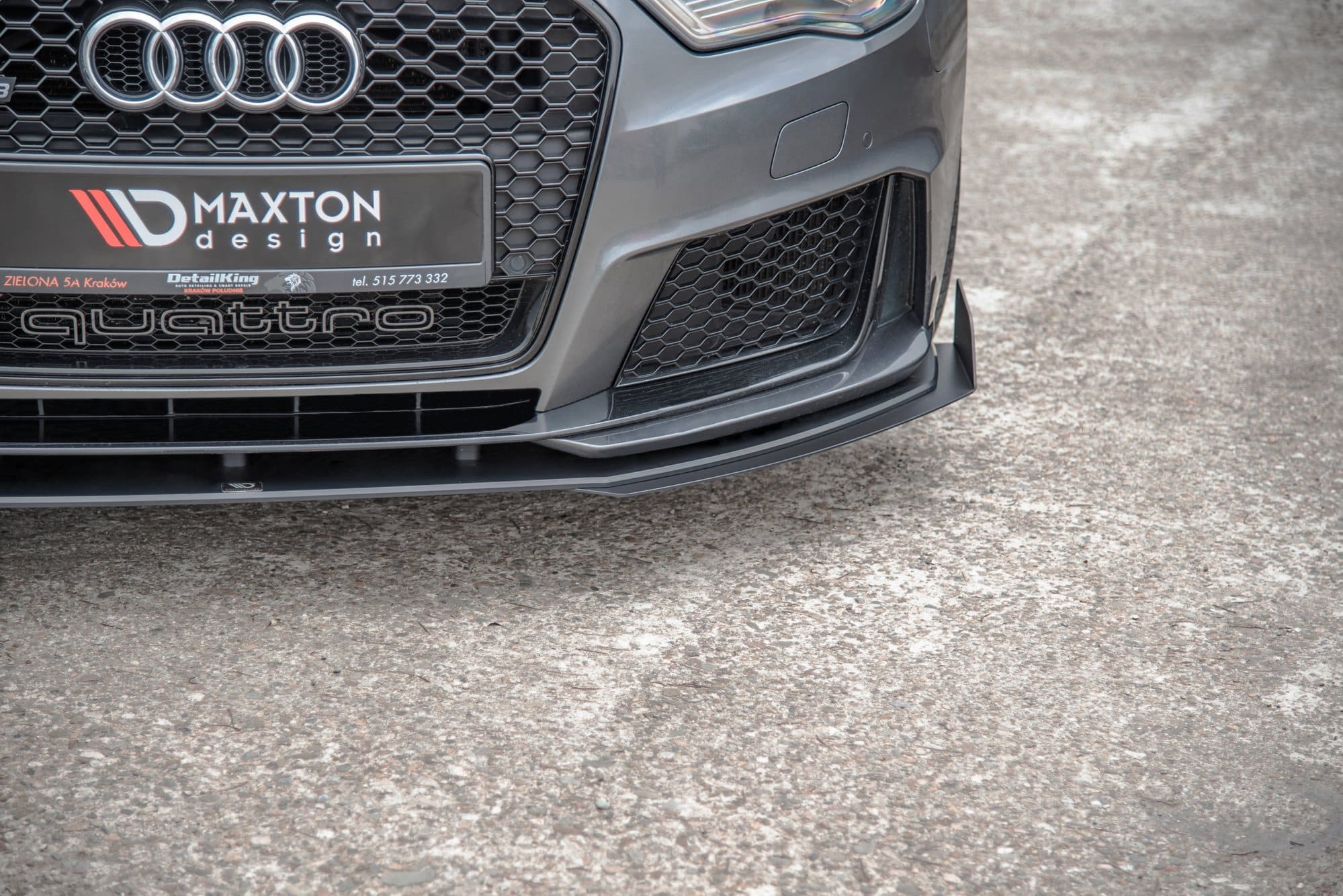 MAXTON DESIGN - Splitre Audi RS3 8V Sportback , Gloss Flaps – Obrázok 4
