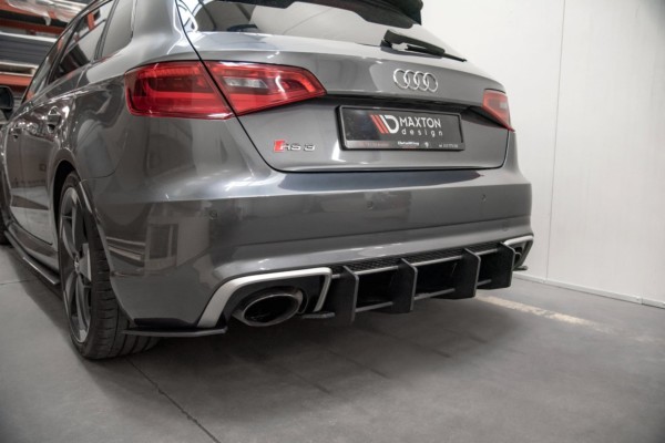 MAXTON DESIGN - Racing Durability Zadný difúzor V.2 Audi RS3 8V Sportback , – Obrázok 2