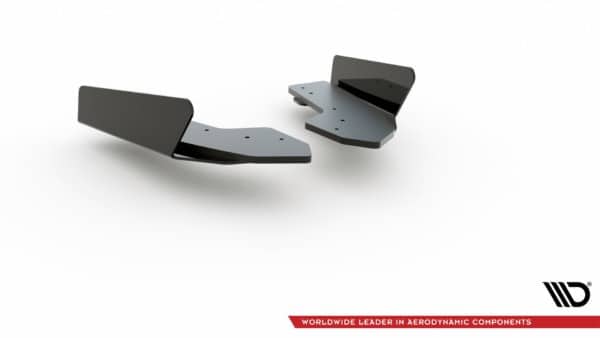 MAXTON DESIGN - Racing Durability Bočné difúzory zadného náraznika + Splitre Audi RS3 8V Sportback , Black + Gloss Flaps – Obrázok 7