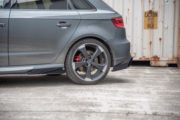 MAXTON DESIGN - Zadné  bočné Splitre Audi RS3 8V Sportback , Gloss Flaps SEITE – Obrázok 3