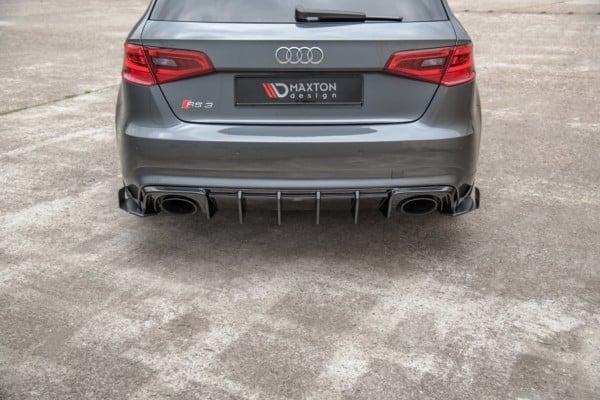 MAXTON DESIGN - Zadné  bočné Splitre Audi RS3 8V Sportback , Gloss Flaps SEITE – Obrázok 5