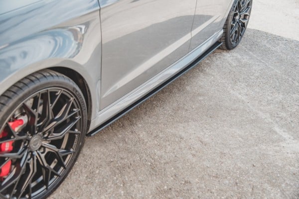 MAXTON DESIGN - Racing Durability Lišty pod prahy Audi RS3 8V Sportback , Black – Obrázok 3