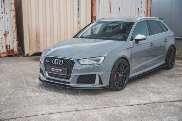 MAXTON DESIGN - Racing Durability Lišty pod prahy Audi RS3 8V Sportback , Black – Obrázok 5
