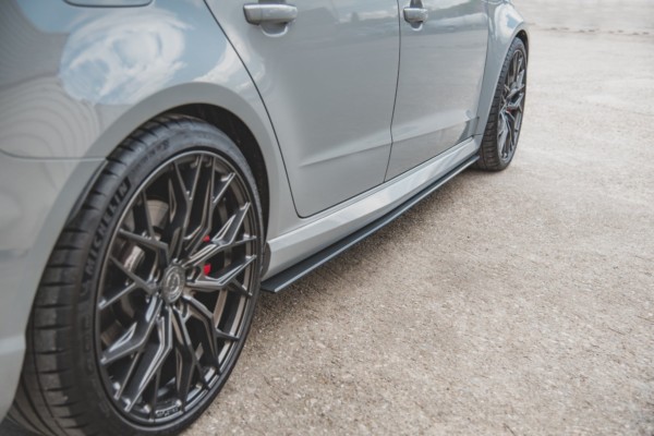 MAXTON DESIGN - Racing Durability Lišty pod prahy Audi RS3 8V Sportback , Black – Obrázok 6