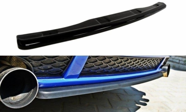 MAXTON DESIGN - Stredový spoiler pod zadný náraznik AUDI RS6 C5 AVANT , Čierny lesk
