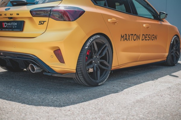 MAXTON DESIGN - Bočné difúzory zadného náraznika V.3 Ford Focus ST Mk4 , Čierny lesk – Obrázok 6