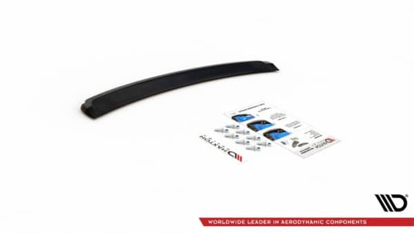 MAXTON DESIGN - Stredový spoiler pod zadný náraznik Audi S4 / A4 S-Line B8 Sedan , Čierny lesk – Obrázok 7