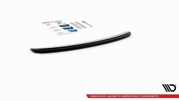 MAXTON DESIGN - Stredový spoiler pod zadný náraznik Audi S4 / A4 S-Line B8 Sedan , Čierny lesk – Obrázok 8