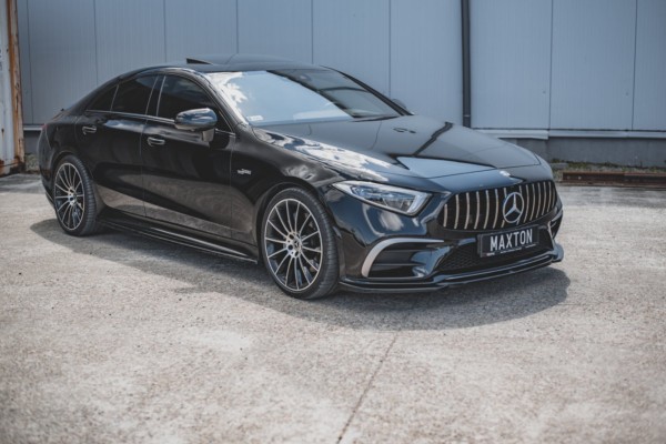 MAXTON DESIGN - Spoiler pod Predný náraznik   V.1 Mercedes-Benz CLS AMG-Line C257 , Čierny lesk 


, – Obrázok 2
