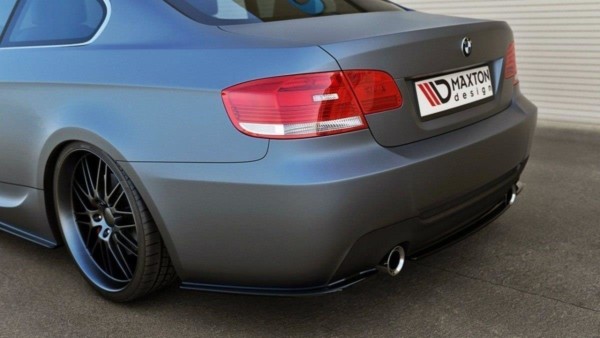 MAXTON DESIGN - Stredový spoiler pod zadný náraznik for vhodné pre BMW 3 E92 MPACK , Čierny lesk 1024 – Obrázok 2