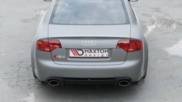 MAXTON DESIGN - Difúzor zadného náraznika  Audi RS4 B7 , 
Čierny lesk 
 
, – Obrázok 6