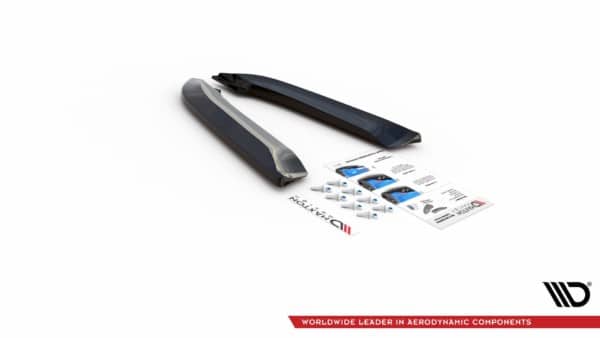 MAXTON DESIGN - Bočné difúzory zadného náraznika V.1 Audi RS4 Sedan B7 , Čierny lesk , – Obrázok 9
