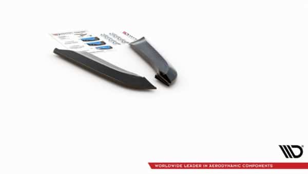 MAXTON DESIGN - Bočné difúzory zadného náraznika V.2 Audi RS4 Sedan B7 , Čierny lesk , – Obrázok 8