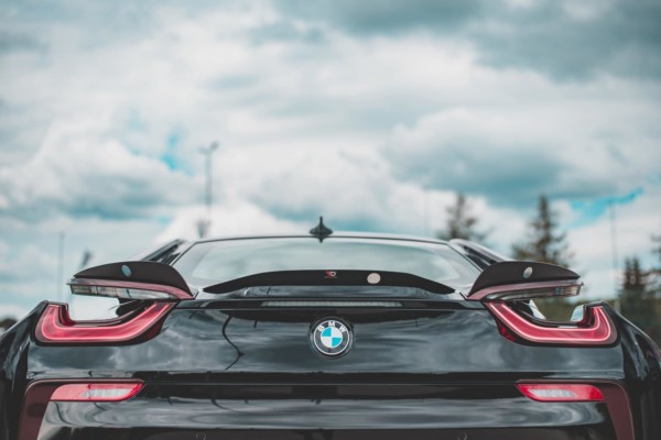 MAXTON DESIGN - Set spoilerov kufra s vhodné pre BMW i8 , 
Čierny lesk 

, – Obrázok 3